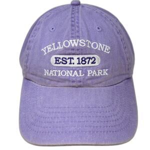 Royal Resortwear Yellowstone National Park Hat Purple Baseball Cap One Size